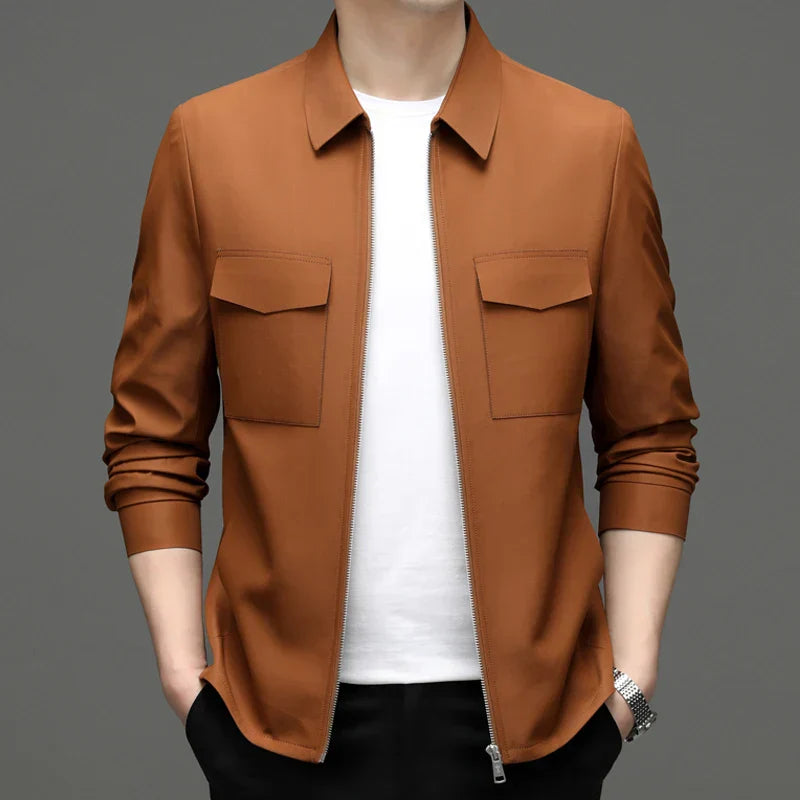 Herren Slim-Fit Blazer Übergangsjacke Modern