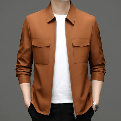 Herren Slim-Fit Blazer Übergangsjacke Modern