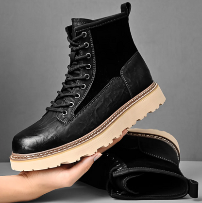 Herren Lederstiefel Elegant Hochwertig