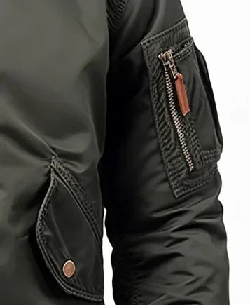 Herren Bomberjacke Sportlich Wasserabweisend