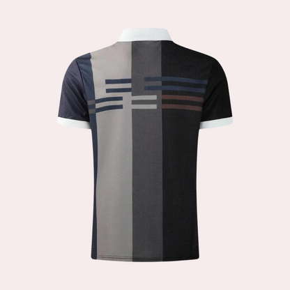 Herren Polo-Shirt Atmungsaktives Material Sportlich Elegant Mit