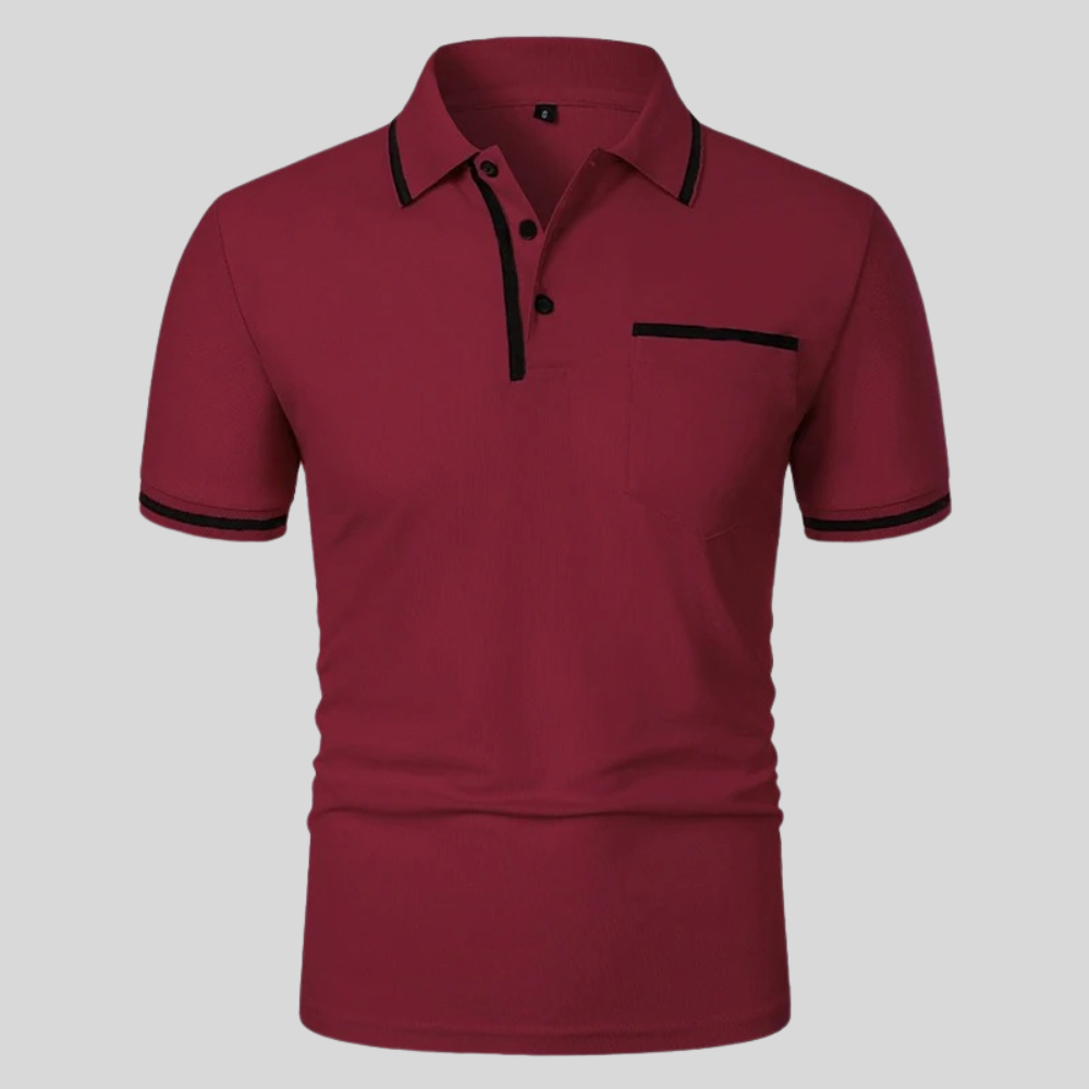 Herren Poloshirt Slim Fit Kurzarm Klassisch