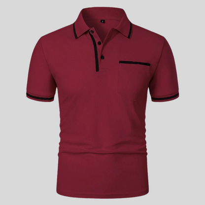 Herren Poloshirt Slim Fit Kurzarm Klassisch