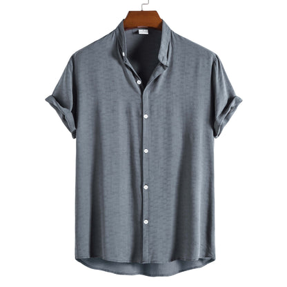 Herren Hemd Baumwolle Elegant Slim Fit