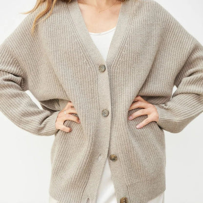Damen Cardigan Oversized Weich