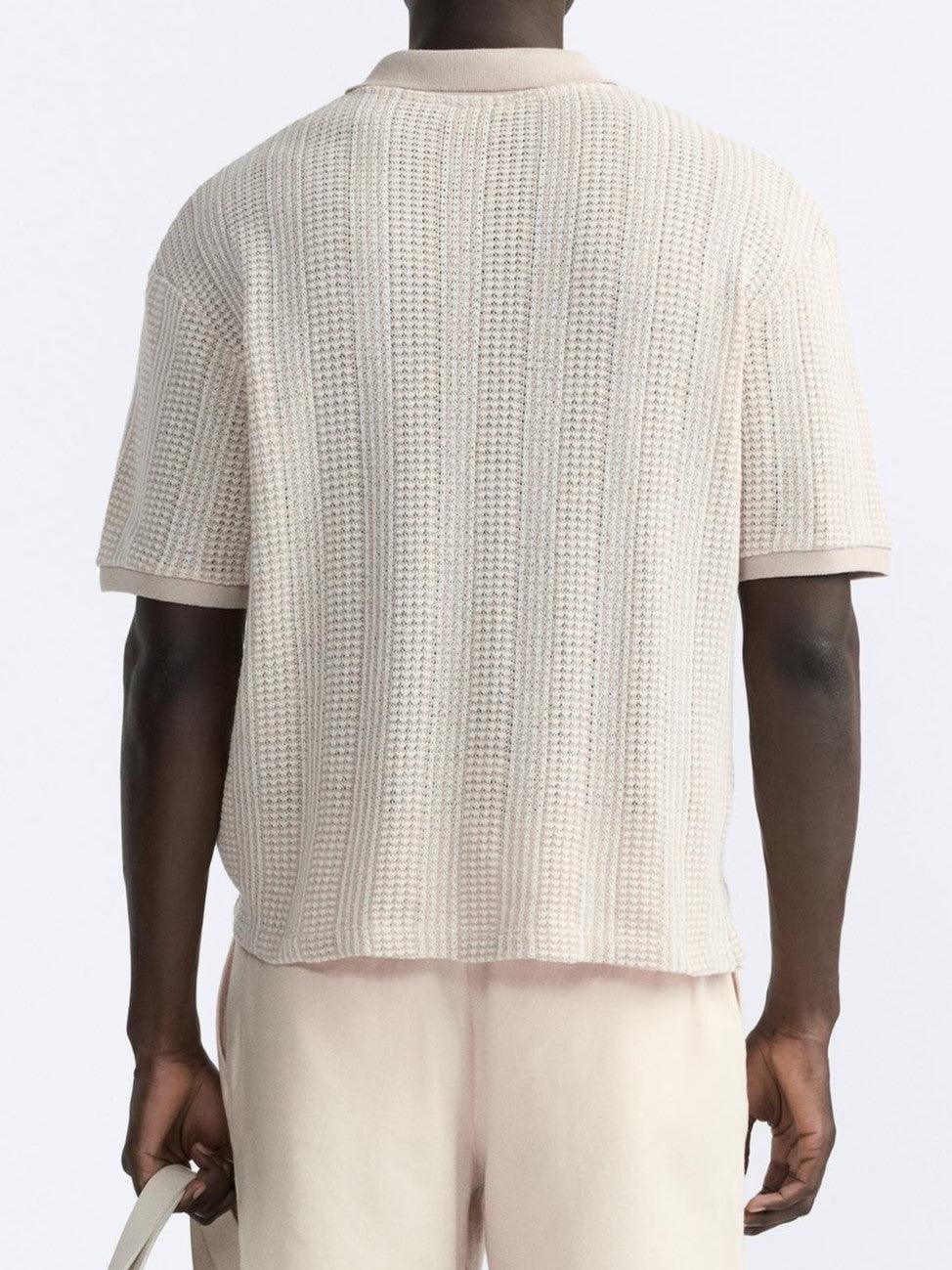 Herren Strickpolo Mit Reißverschluss Sportlich Modern