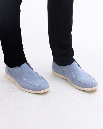 Herren Halbschuh Braun Leder Elegant Business Schuhe
