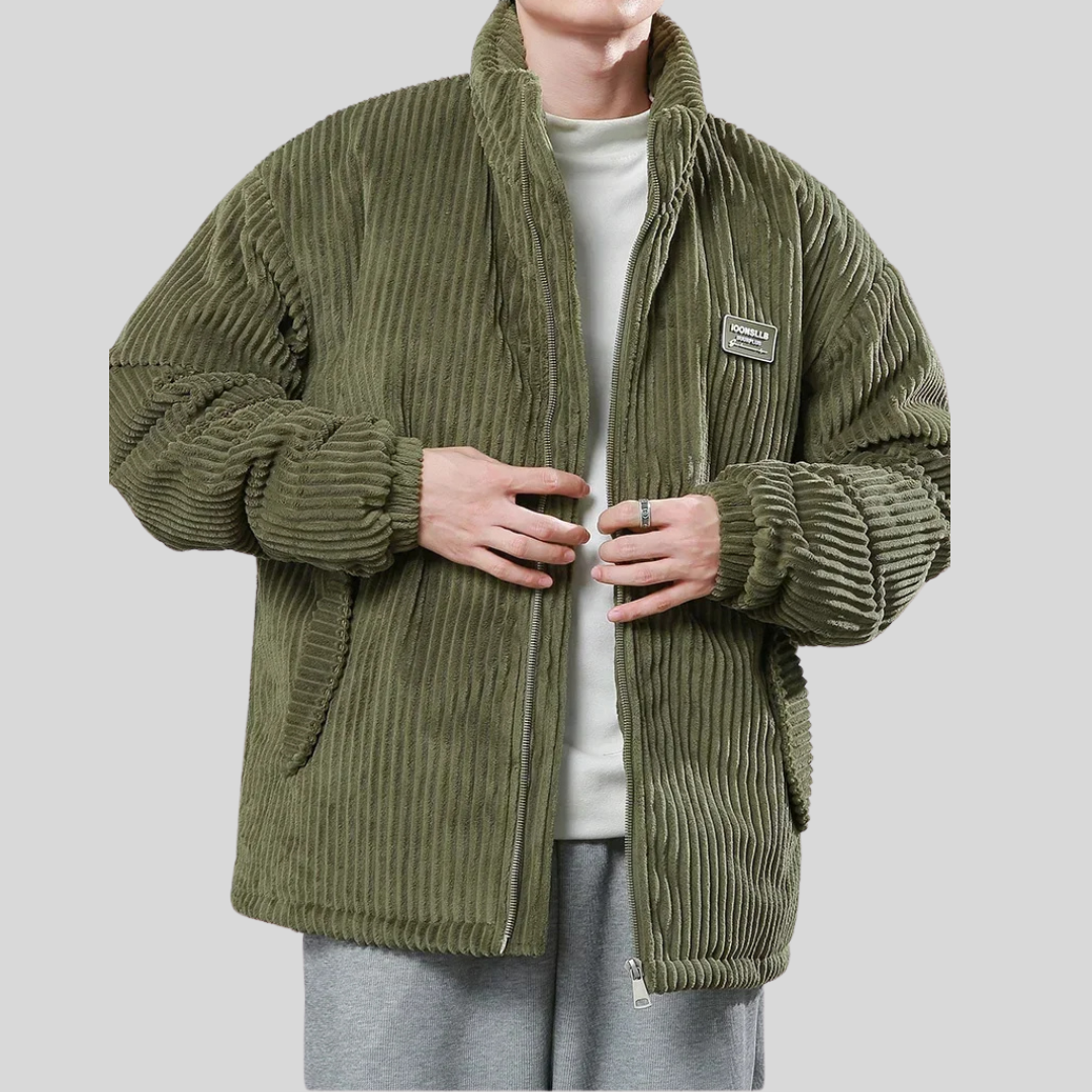 Herren Cordjacke Braun Modern