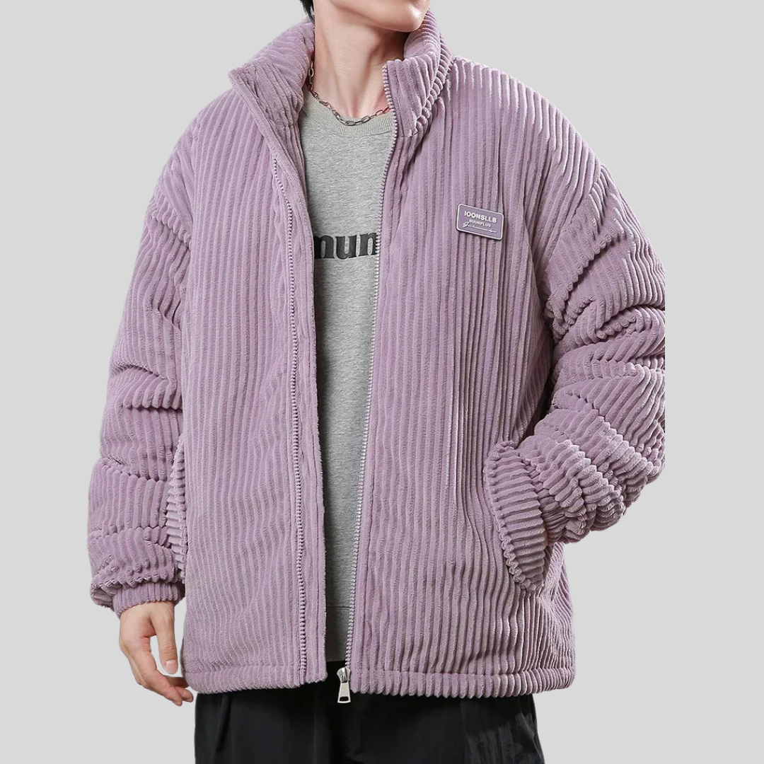 Herren Cordjacke Braun Modern