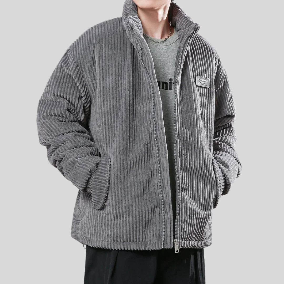 Herren Cordjacke Braun Modern