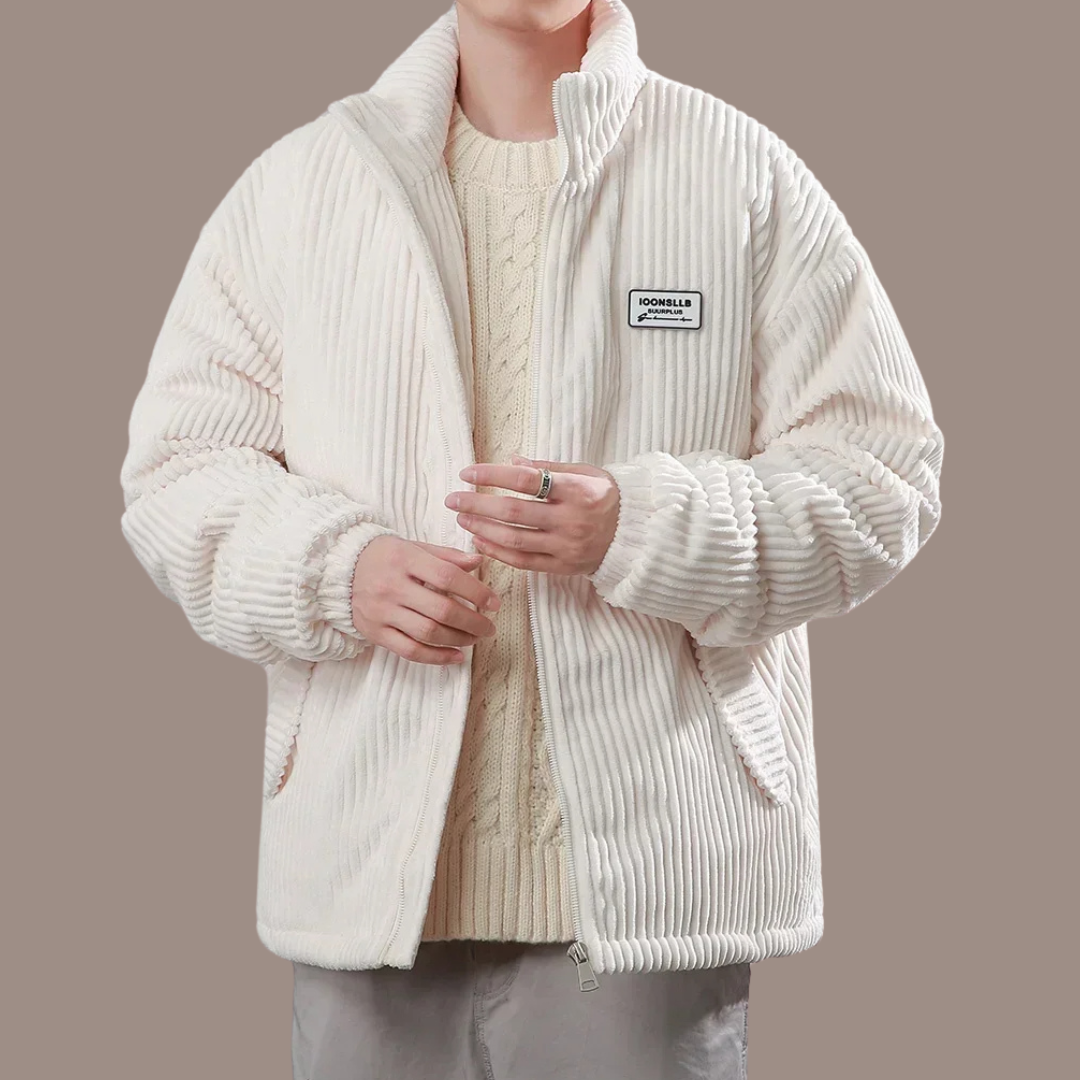 Herren Cordjacke Braun Modern