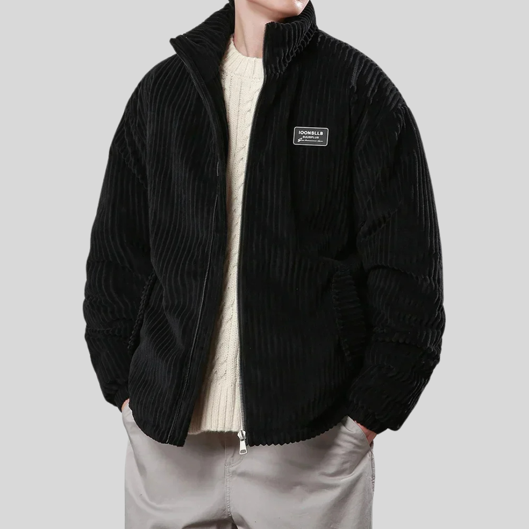 Herren Cordjacke Braun Modern