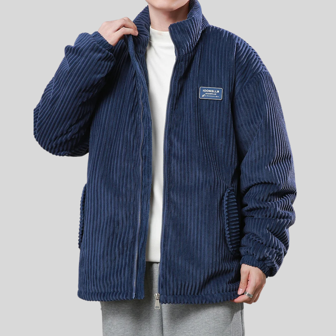 Herren Cordjacke Braun Modern