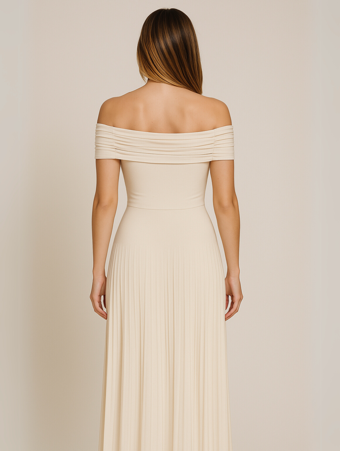 Damen Maxi-Kleid Hochzeitsgastkleid Lang