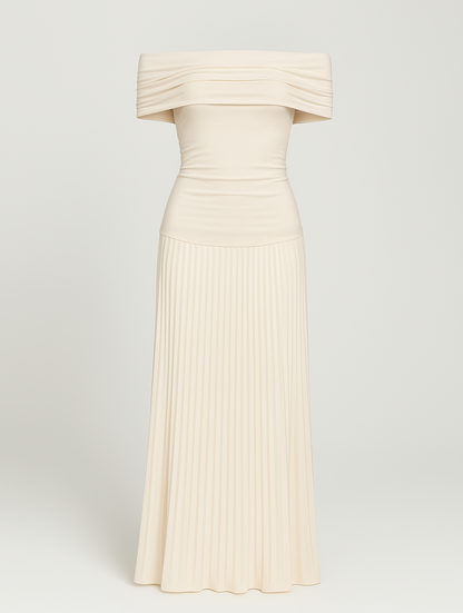 Damen Maxi-Kleid Hochzeitsgastkleid Lang