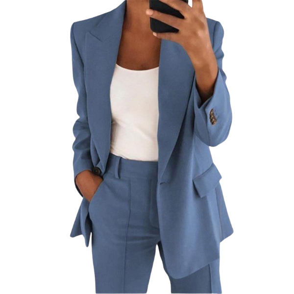 Damen Business-Anzug Blazer-Hose-Set