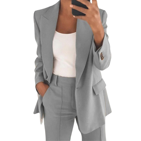 Damen Business-Anzug Blazer-Hose-Set