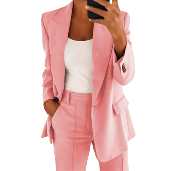 Damen Business-Anzug Blazer-Hose-Set