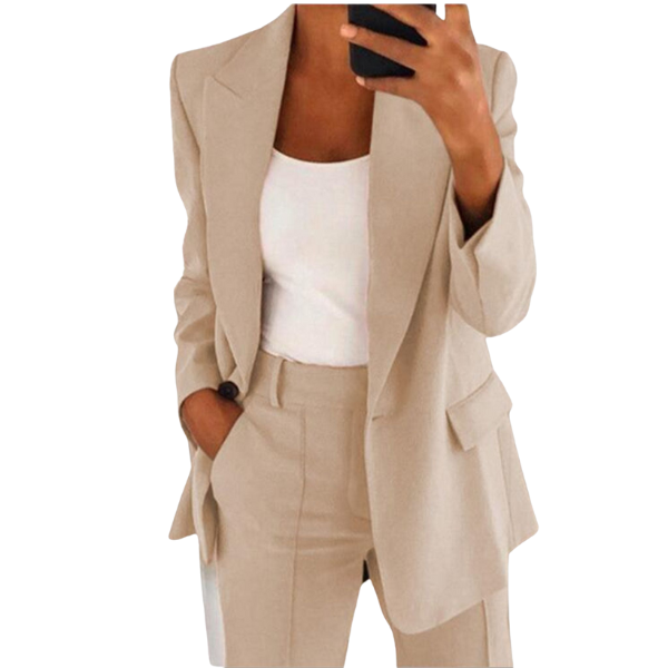 Damen Business-Anzug Blazer-Hose-Set