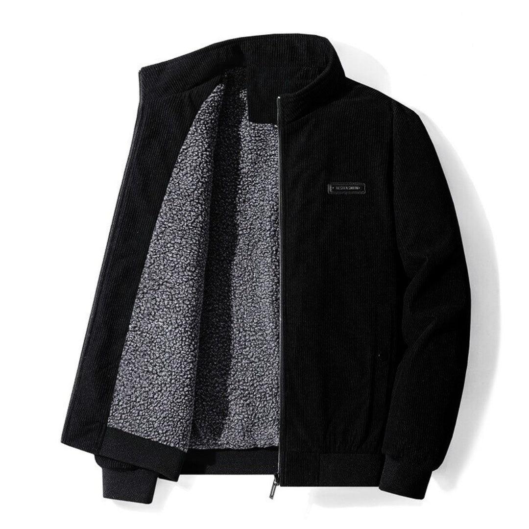 Damen Winterjacke Sherpa Warm Leopard