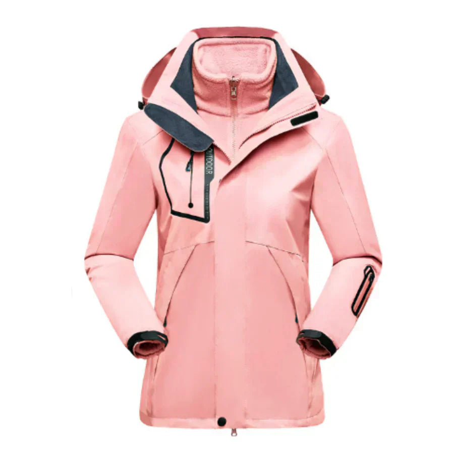 Damen Winterjacke Warme Kapuze Wasserdicht