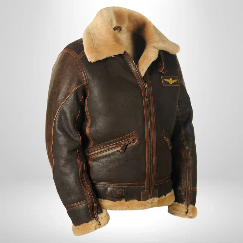Lederjacke Damen Fellkragen Winter