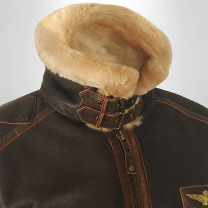 Lederjacke Damen Fellkragen Winter