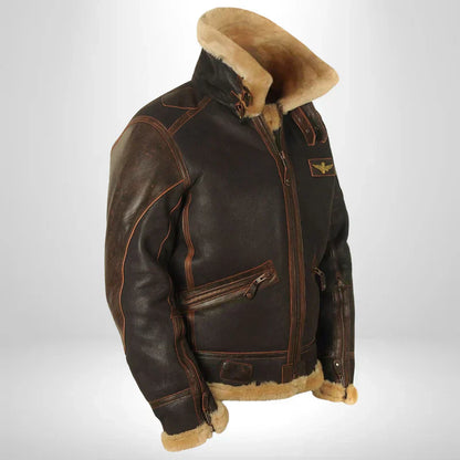 Lederjacke Damen Fellkragen Winter