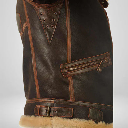 Lederjacke Damen Fellkragen Winter