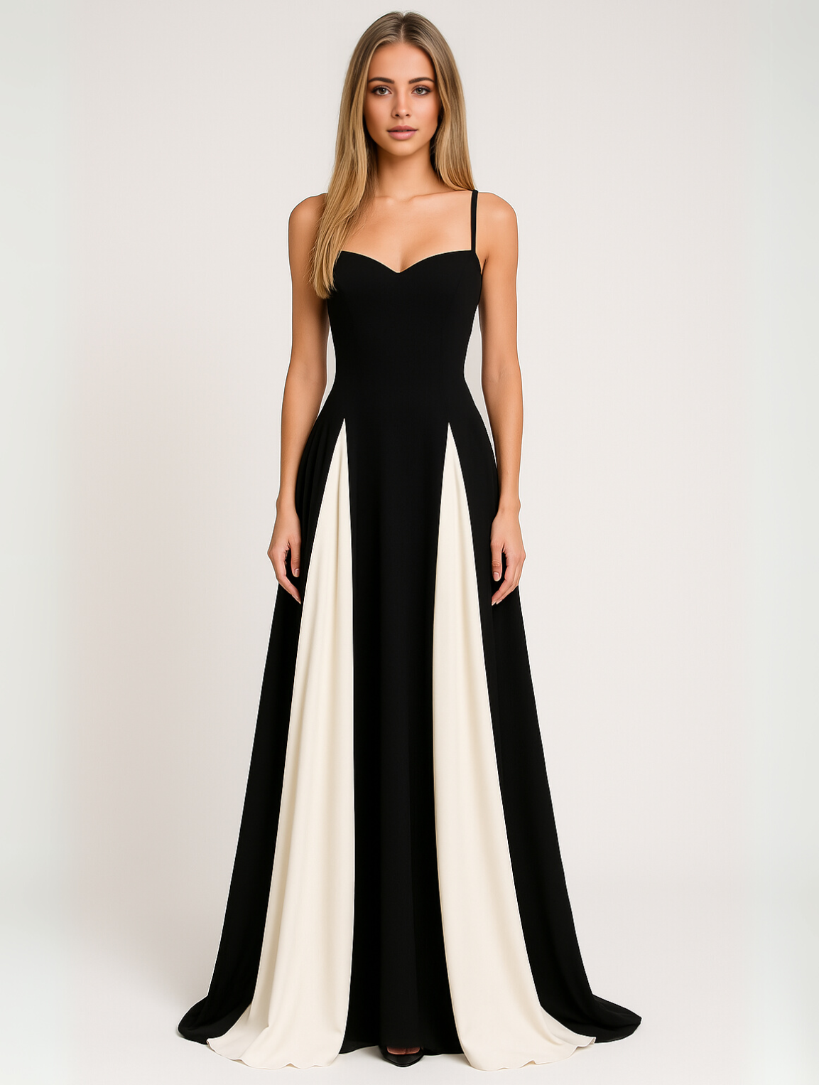 Elegantes Damen Hochzeitskleid Maxi - Norvielle