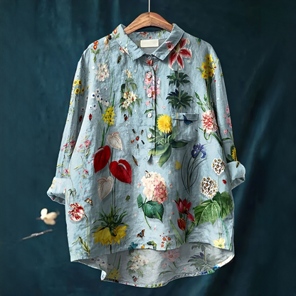Damen Bluse Vintage Stil Trendig - Norvielle