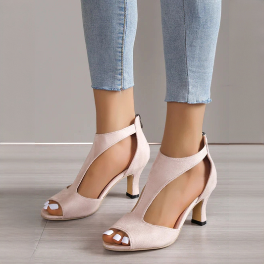 Damen Stilettos Hochzeitsschuhe Spitze Schwarz - Norvielle