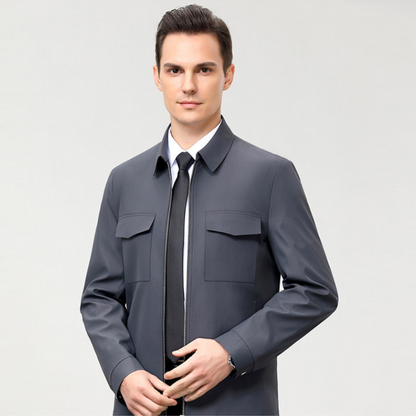 Herren Wintermantel Slim Fit Modern