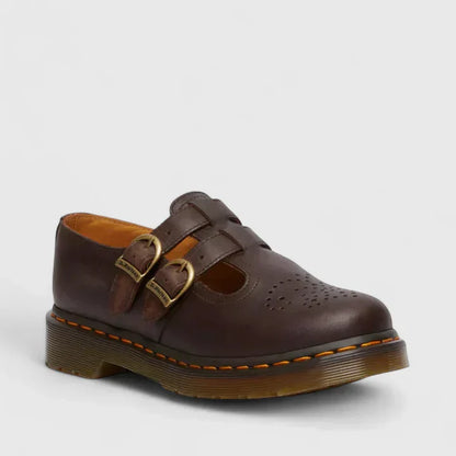 Damen Mary Janes Schuhe Doppelschnalle Frühjahr