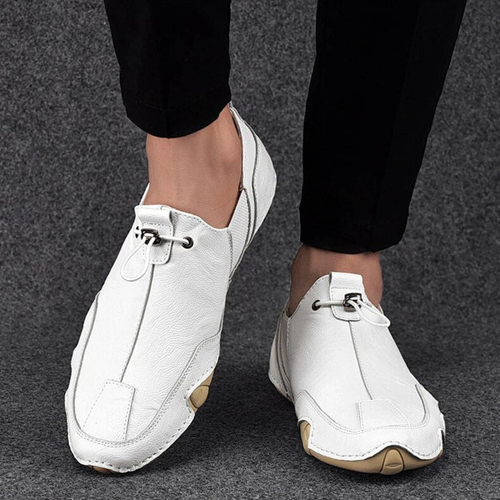 Herrenschuhe Leder Heidi-Stil