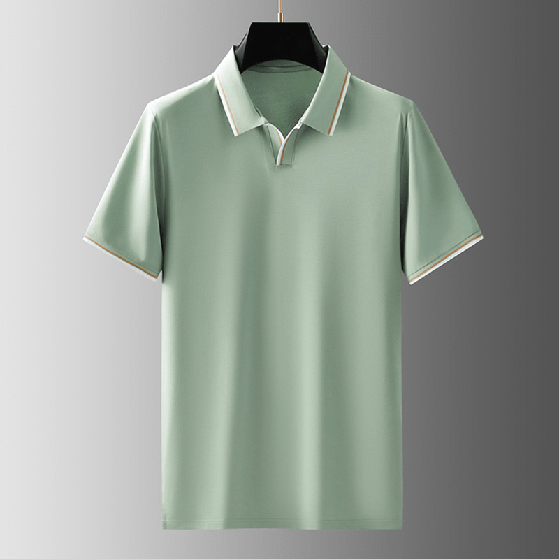 Herren Poloshirt aus Seide Elegantes Qualitätsshirt