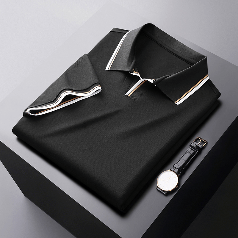 Herren Poloshirt aus Seide Elegantes Qualitätsshirt