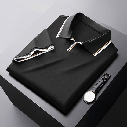 Herren Poloshirt aus Seide Elegantes Qualitätsshirt