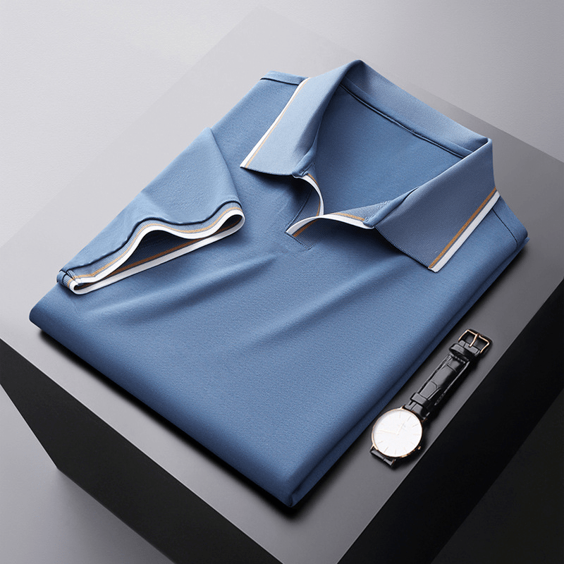 Herren Poloshirt aus Seide Elegantes Qualitätsshirt - Norvielle
