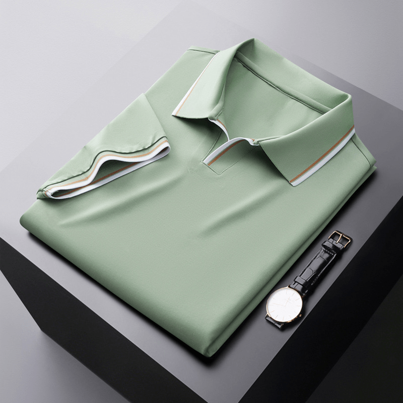 Herren Poloshirt aus Seide Elegantes Qualitätsshirt