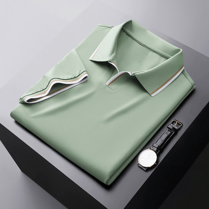 Herren Poloshirt aus Seide Elegantes Qualitätsshirt
