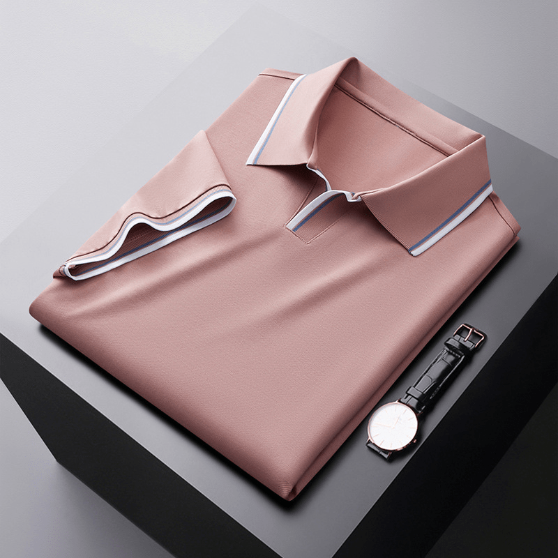 Herren Poloshirt aus Seide Elegantes Qualitätsshirt
