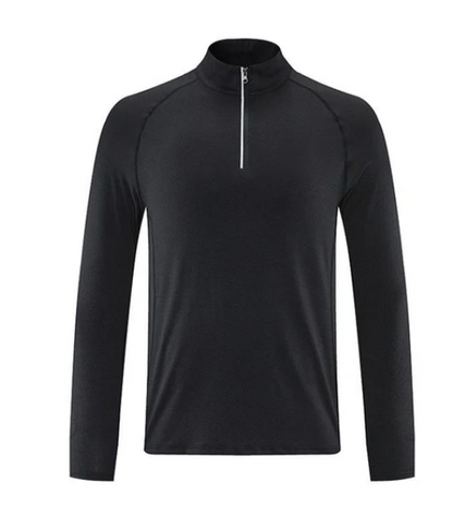 Herren Funktionsshirt Atmungsaktiv Reißverschluss