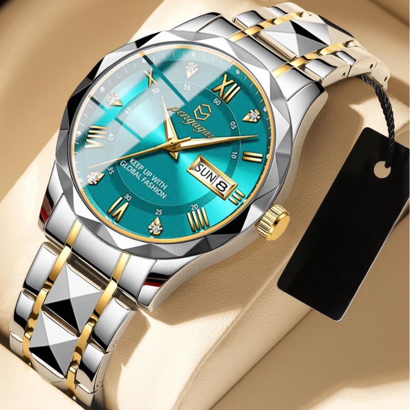 Herrenuhr Edel Leder