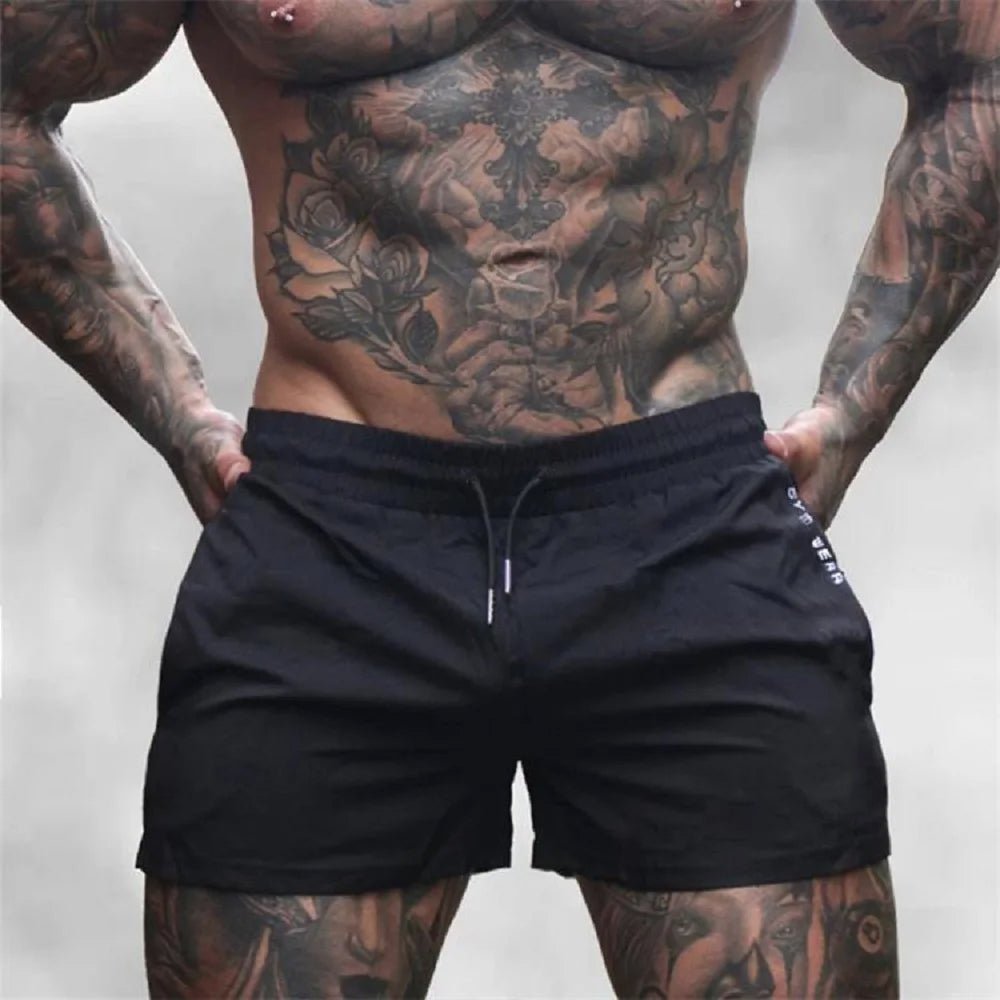 Herren Fitness Shorts Atmungsaktives Mesh Sport
