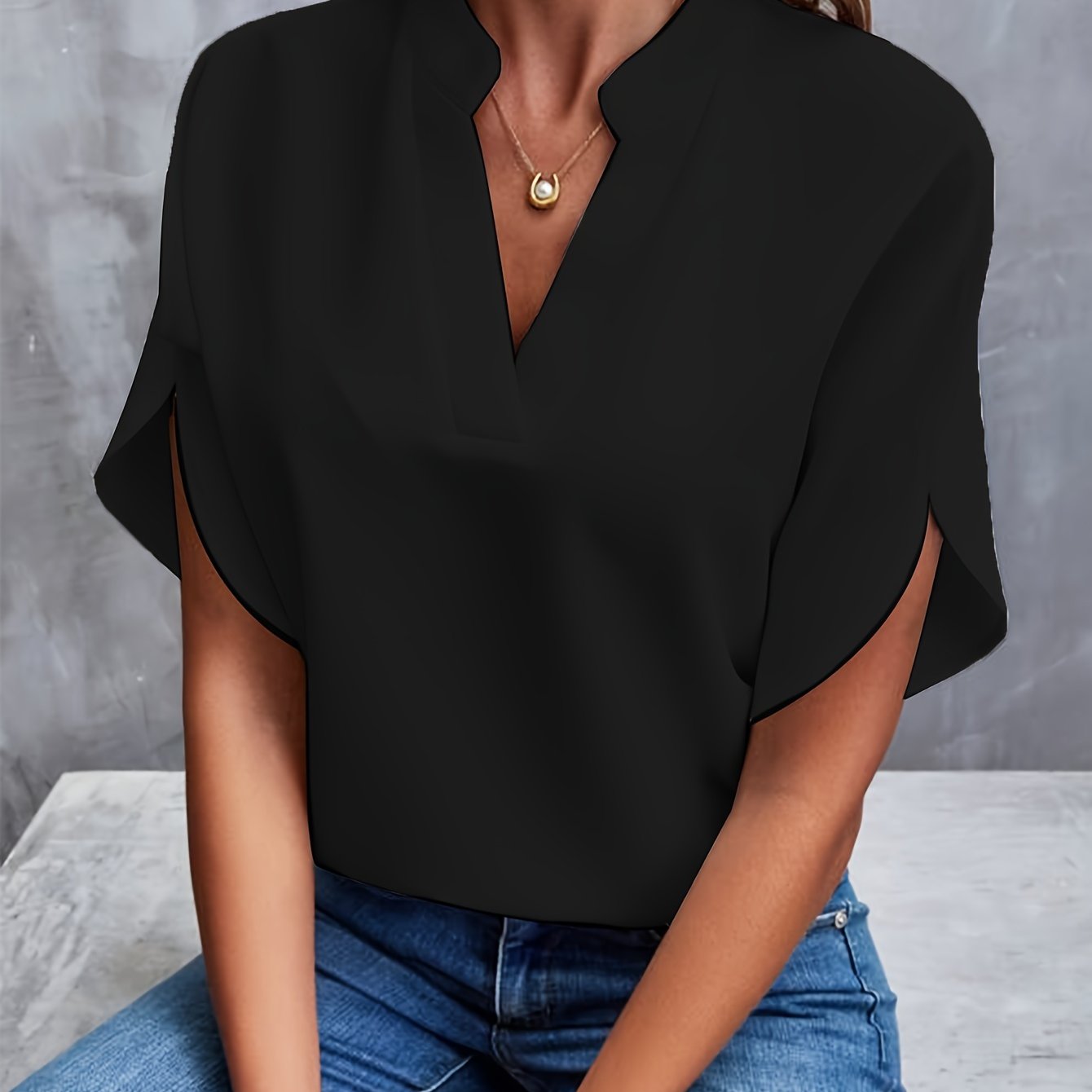 Damenbluse Leicht Modern Elegantes Design