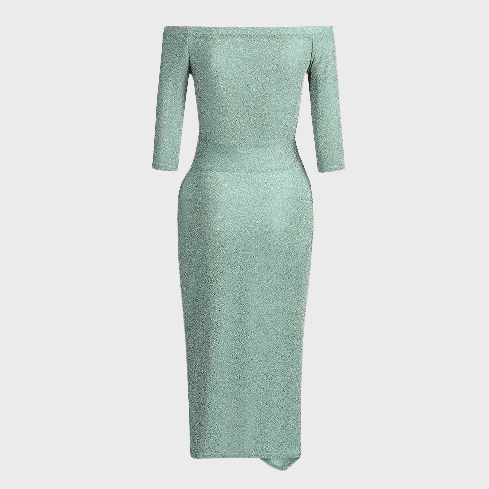 Berlin Chic Damen Abendkleid Glitzer - Norvielle