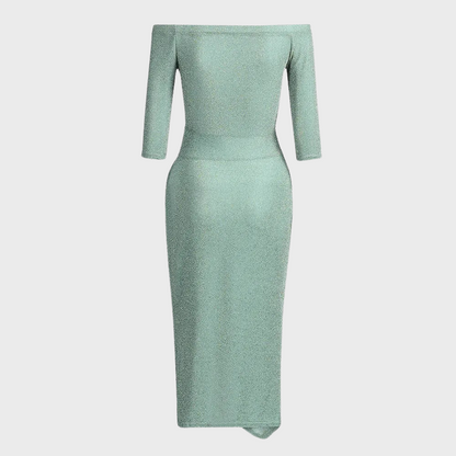 Berlin Chic Damen Abendkleid Glitzer - Norvielle