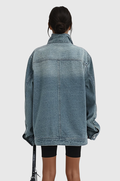 Vivid Twist Denim Jacke Rückansicht
