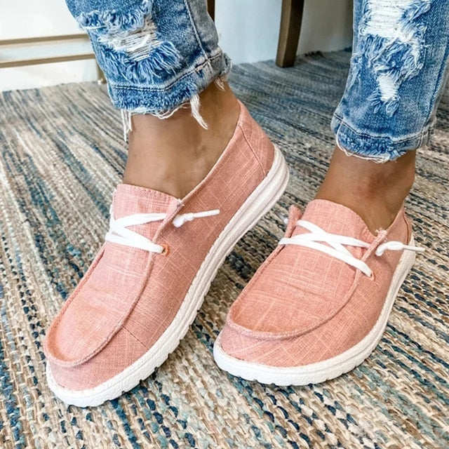 Damen Schnürschuhe Braun Leder Retro